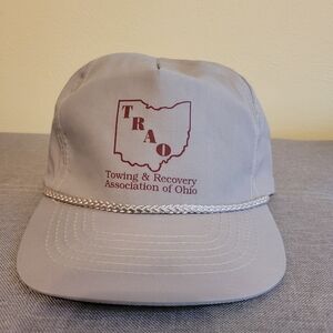 Otto Towing And Recovery Association of Ohio Vintage Rope Braid Hat Cap